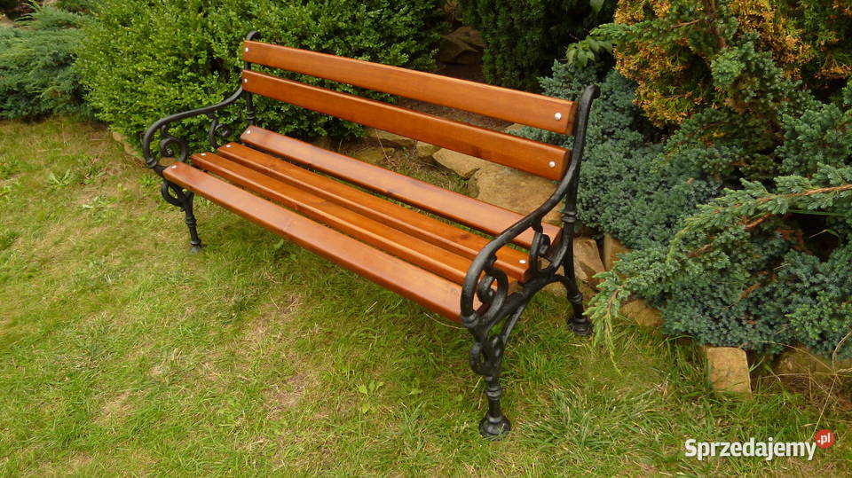 Ławka Wiedeńska z podłokietnikiem Meble ogrodowe