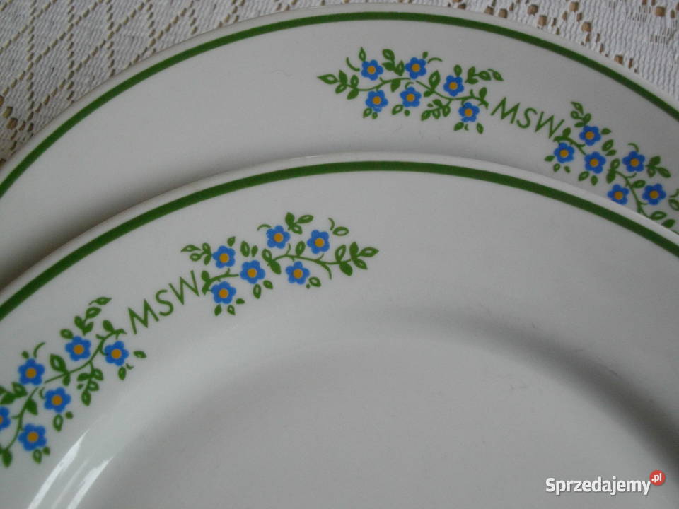 Talerz obiadowy płytki porcelana Lubiana MSW z Przemyśl