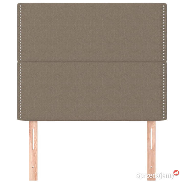 Zagłówki do łóżka 2 taupe 100x5x7888 tkanina sprzedam