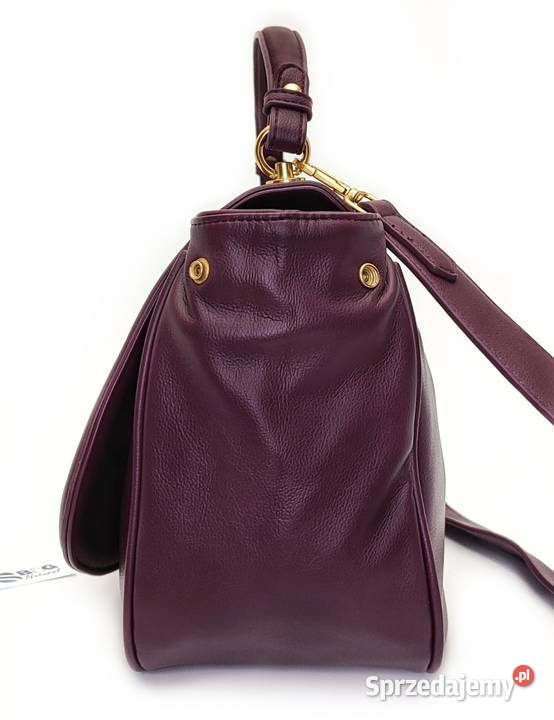 Torebka Listonoszka Ekoskóra Zamszowa A4 Dla kobiet małopolskie Kraków