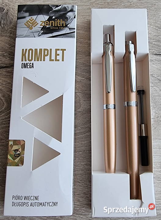 Nowy Elegancki zestaw Zenith pióro i długopis w Białystok sprzedam