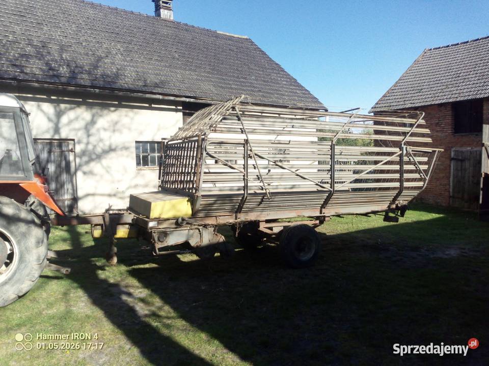 Przyczepa samozbierajaca nieuszkodzony Pawonków