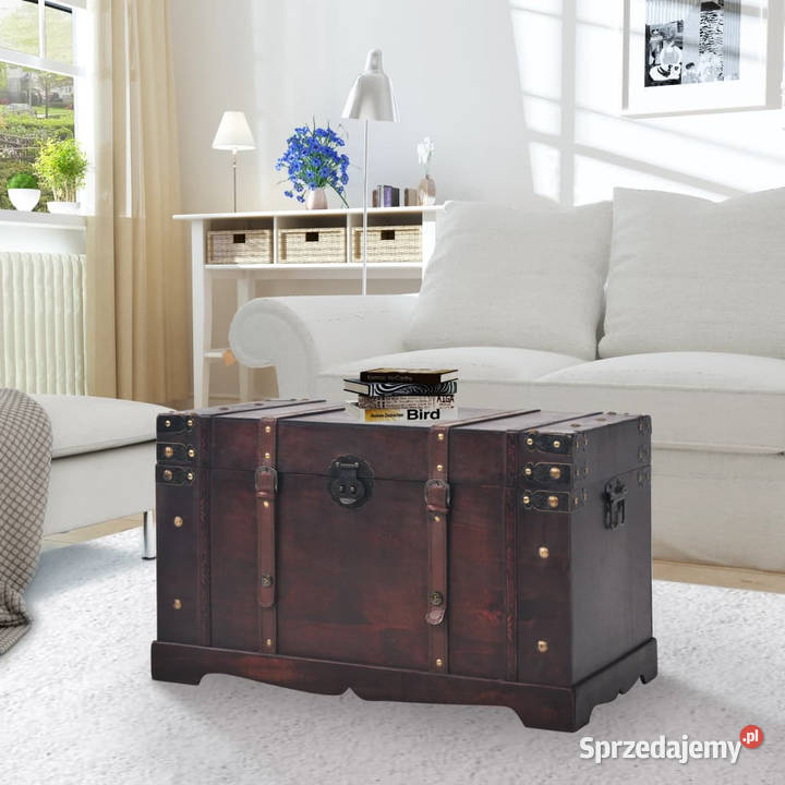 Skrzynia w stylu vintage drewniana 66 x 38 x 40 Warszawa