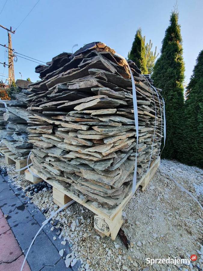 Łupek szarogłazowy elewacyjny 13 1t950 Busko-Zdrój sprzedam