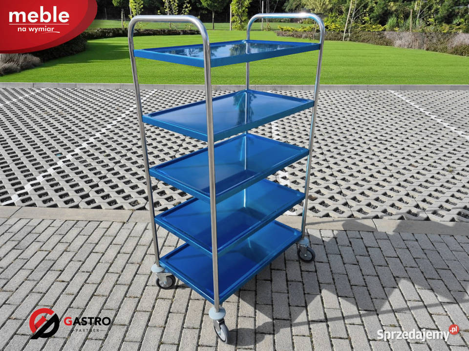 Wózek gastronomiczny kelnerski ze stali