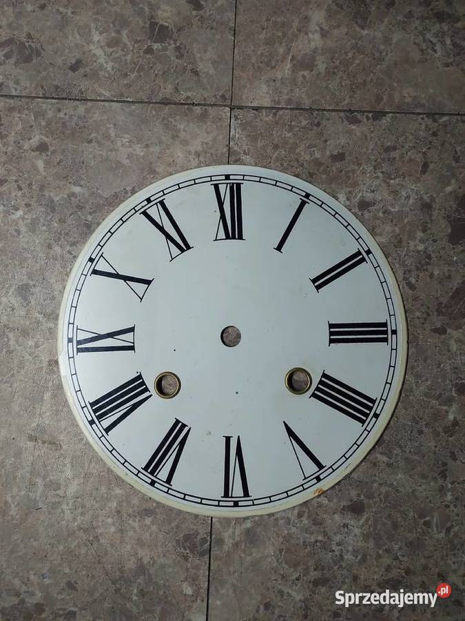 T144 Tarcza blaszana starego zegara 185 695425 Tczew