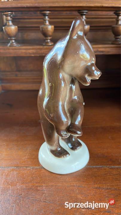 Figurka Niedźwiadka stojący Łomonosow Gdańsk sprzedam