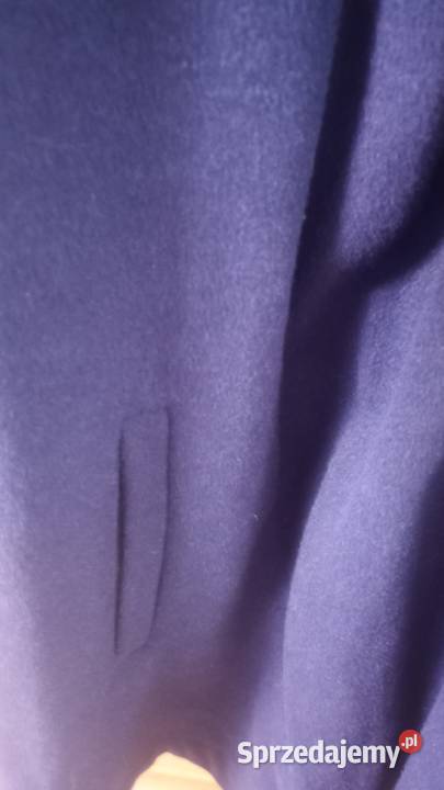 Krótki płaszcz old money granatowy Moda i Styl podlaskie Białystok