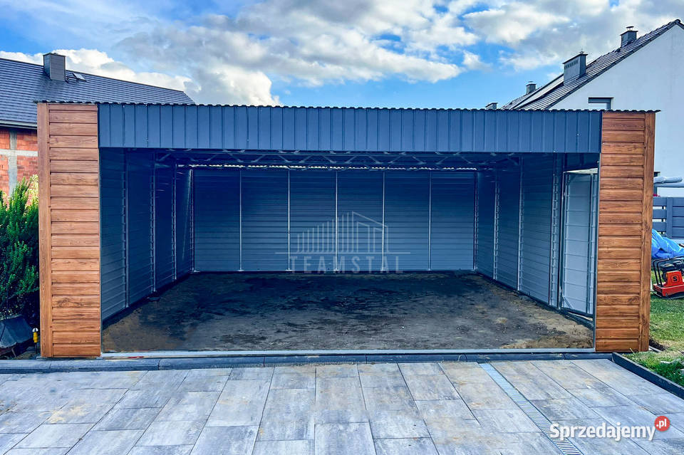 Garaż Blaszany Wiata samochodowa Drzwi 370zł/m2 Nieruchomości Łódź