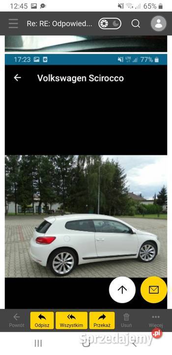 Sprzedam vw scirocco 2009 przebieg 185000 kolor Bielsko-Biała