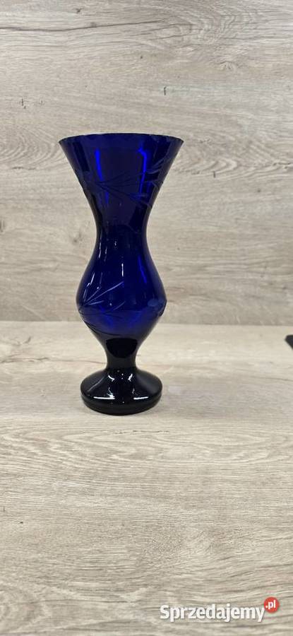 Wazon szkło kobaltowe mazowieckie Warszawa