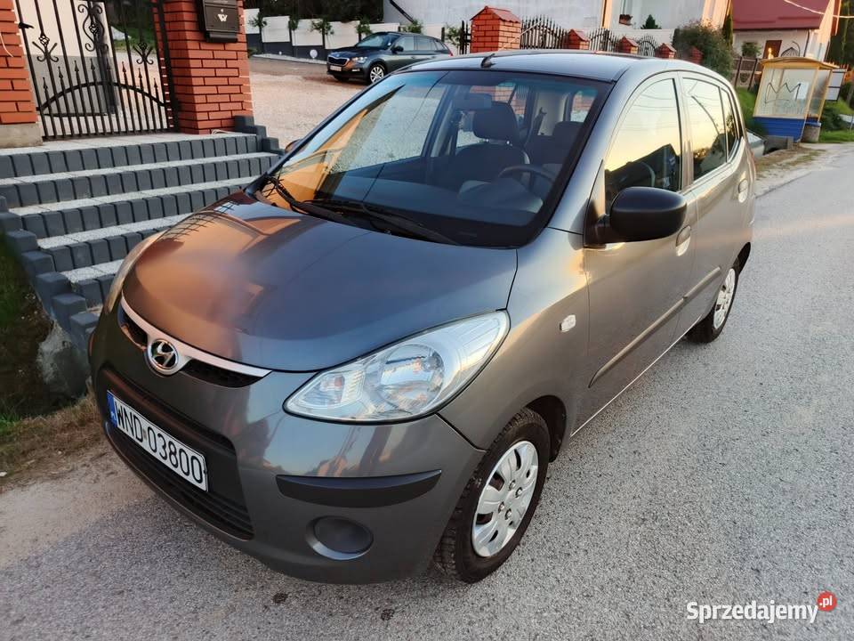 Hyundai i10 Salon Polska 12 benzyna 2008 R niski Krajno-Zagórze