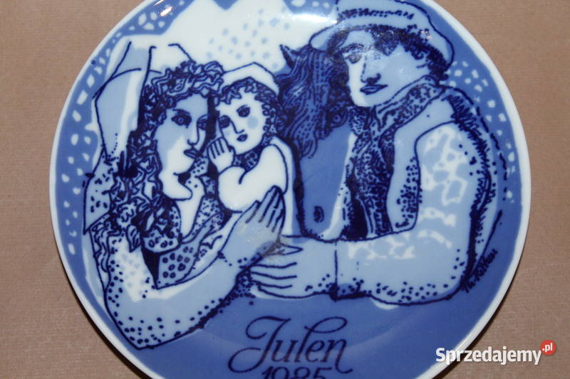 Talerz kolekcjonerski Christmas Plate 1985 1005 Szczecin sprzedam