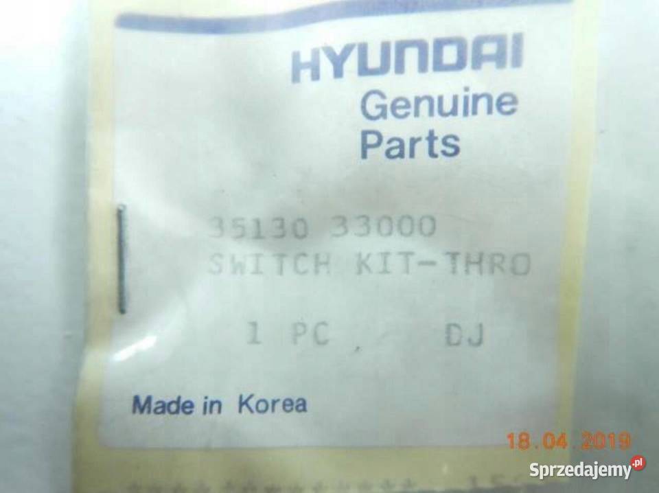 CZUJNIK PRZEPUSTNICY HYUNDAI SONATA COUPE
