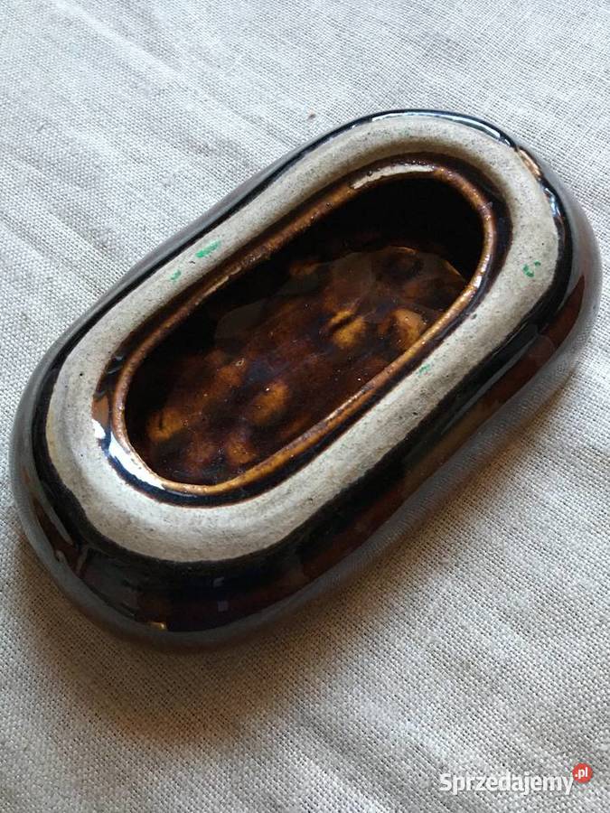 Popielnica ceramiczna piłkarz Billy vintage Skarżysko Kościelne