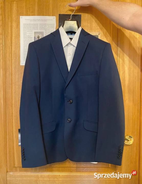 garnitur męski elegancki niebieski kujawsko-pomorskie Tuchola