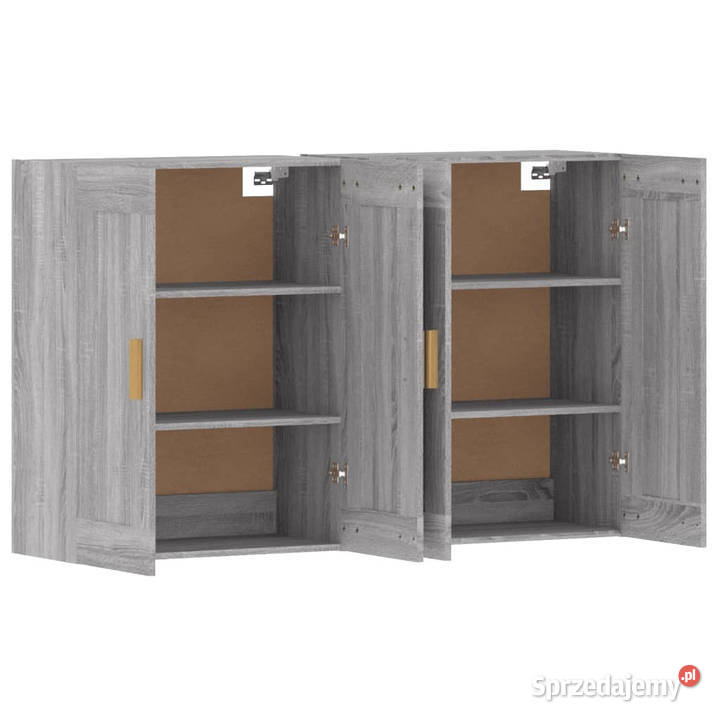 Wiszące szafki 2 szary dąb sonoma materiał Warszawa