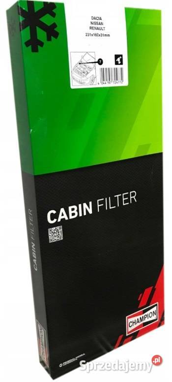 Filtr kabinowy Antybakteryjny Champion CCF0137 Kabinowe opolskie Zawadzkie sprzedam