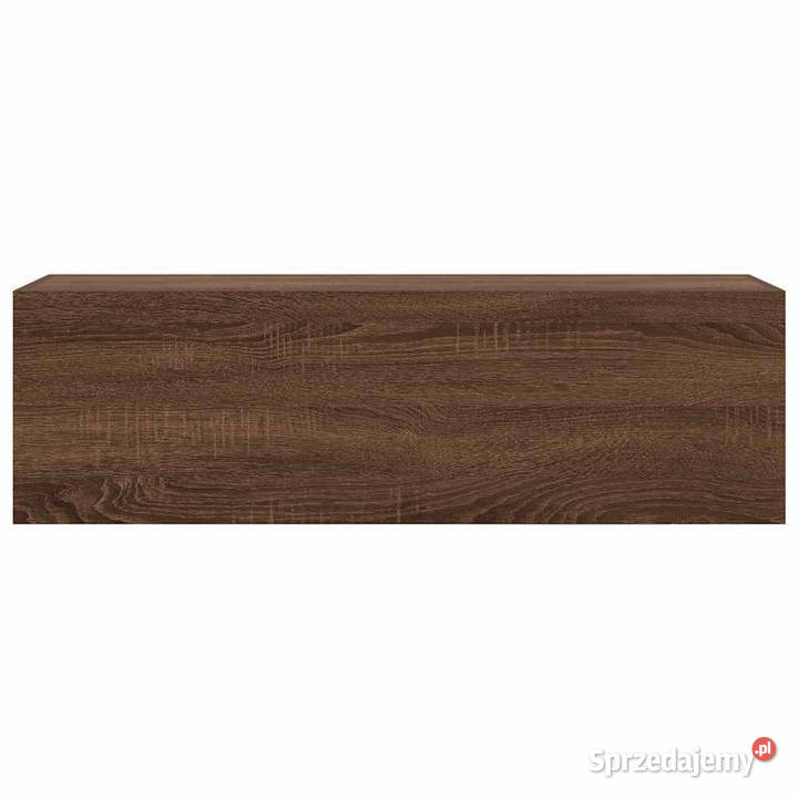Wisząca szafka łazienkowa brązowy dąb 100x25x30 Warszawa