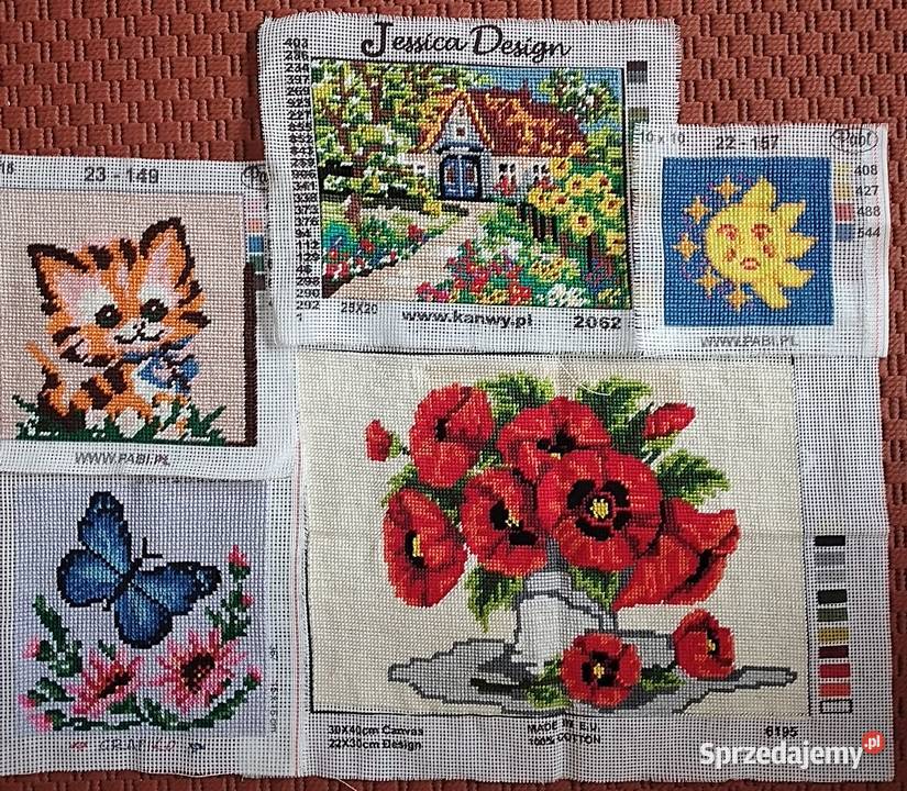 obrazki haftowane