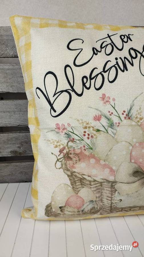 Poszewka na poduszkę wielkanocna Poduszki dekoracyjne