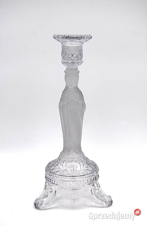 Verreries de Scailmont Belgia świecznik Porcelana i szkło
