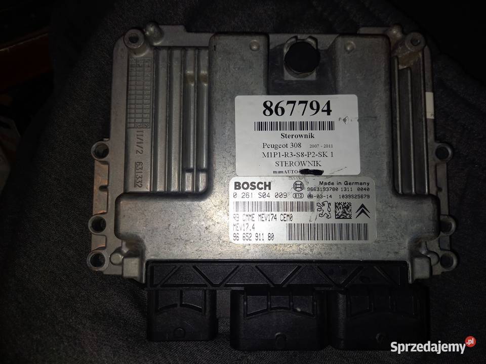 Sterownik silnika peugeot 207 14 vti osobowe Komputery mazowieckie Warszawa