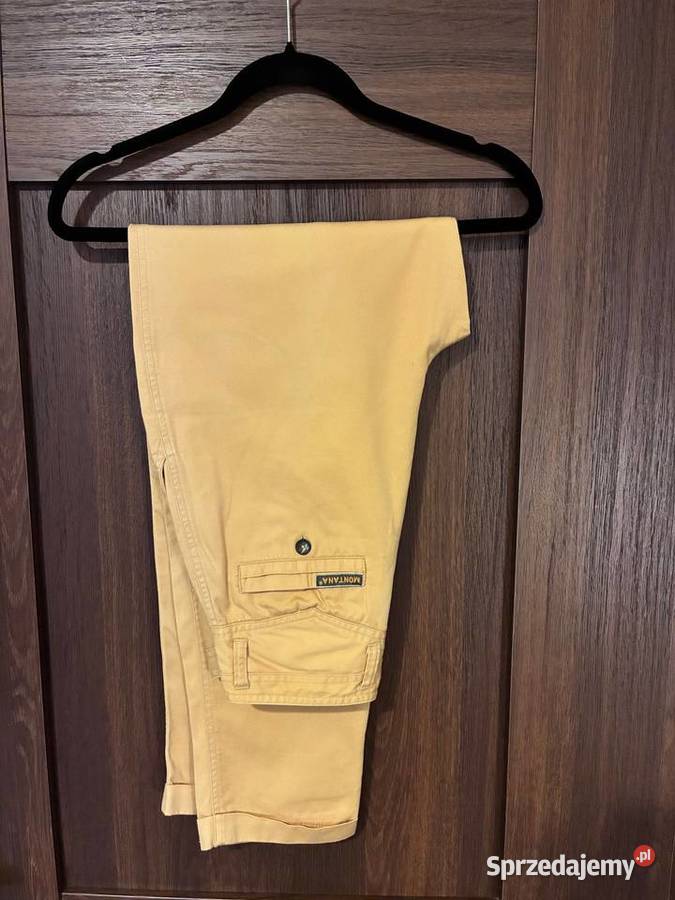 Damskie spodnie vintage musztardowe Montana Elbląg