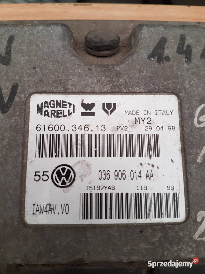VW GOLF IV STEROWNIK KOMPUTER SILNIKA wielkopolskie Turek