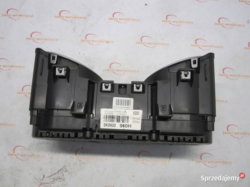 VW GOLF VI 10r licznik zegary 5K0920960H ANGLIK