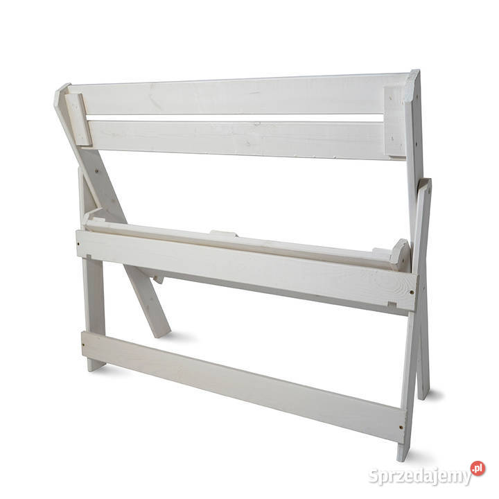 Ławka Ogrodowa Z Oparciem Drewniana Nowoczesna Elbląg