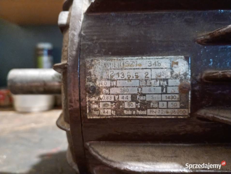 Silnik elektryczny 4kw 1430 obr Białobrzegi