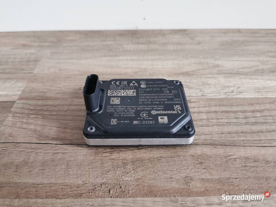 1EA907572H RADAR SENSOR DISTRONIC VW ID3 ID4 ID5 dolnośląskie Pielgrzymka