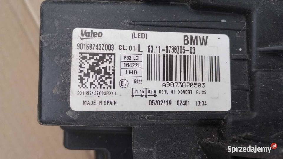 Lampa Przod Adaptive Full Led Bmw M3 F80 M4 F82