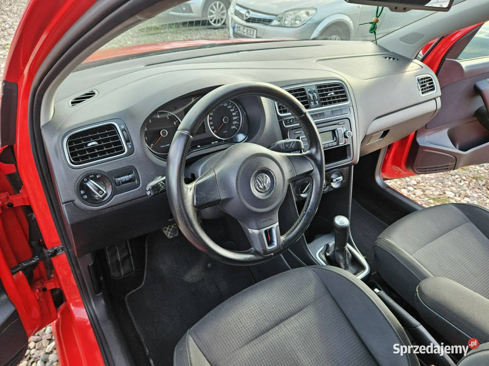 Volkswagen Polo Opłacony Zadbany Serwisowany czerwony warmińsko-mazurskie Kisielice