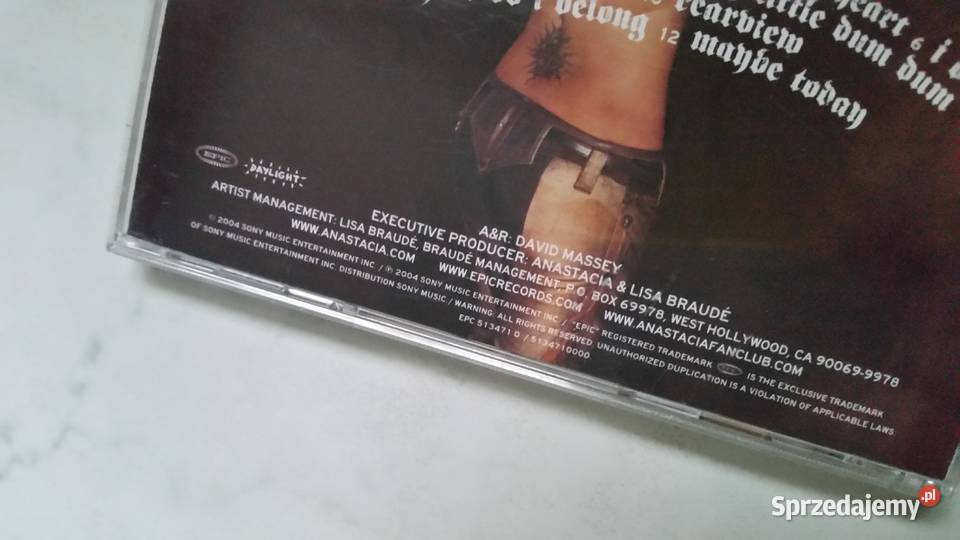 Anastacia Anastacia 2004 Epic Sony Music CD Puławy