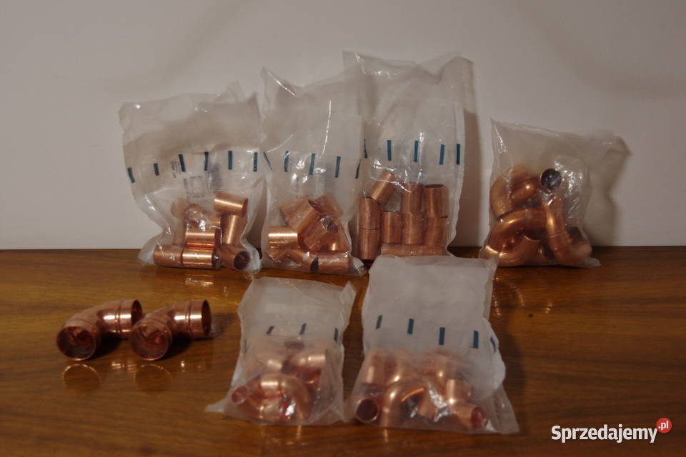 Złączki miedziane 28 22 18 mm śląskie