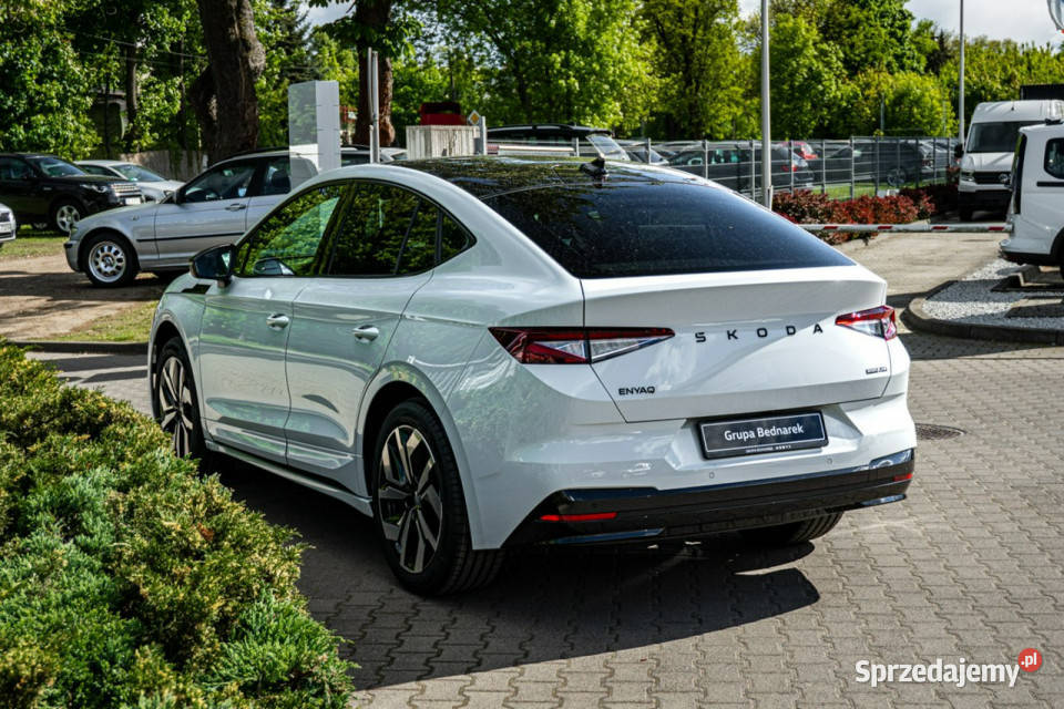 koda Enyaq Coupe Sportline 85 82 kWh 285 elektrochrom. lusterko wst. Łódź
