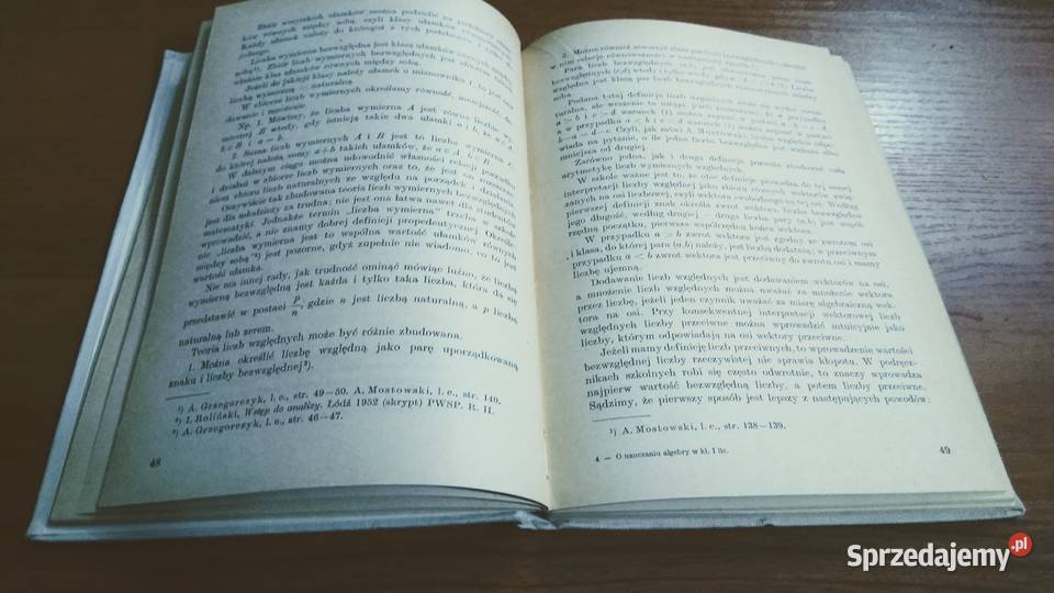 O nauczaniu algebry w klasie I liceum szkoła ponadgimnazjalna Gdańsk