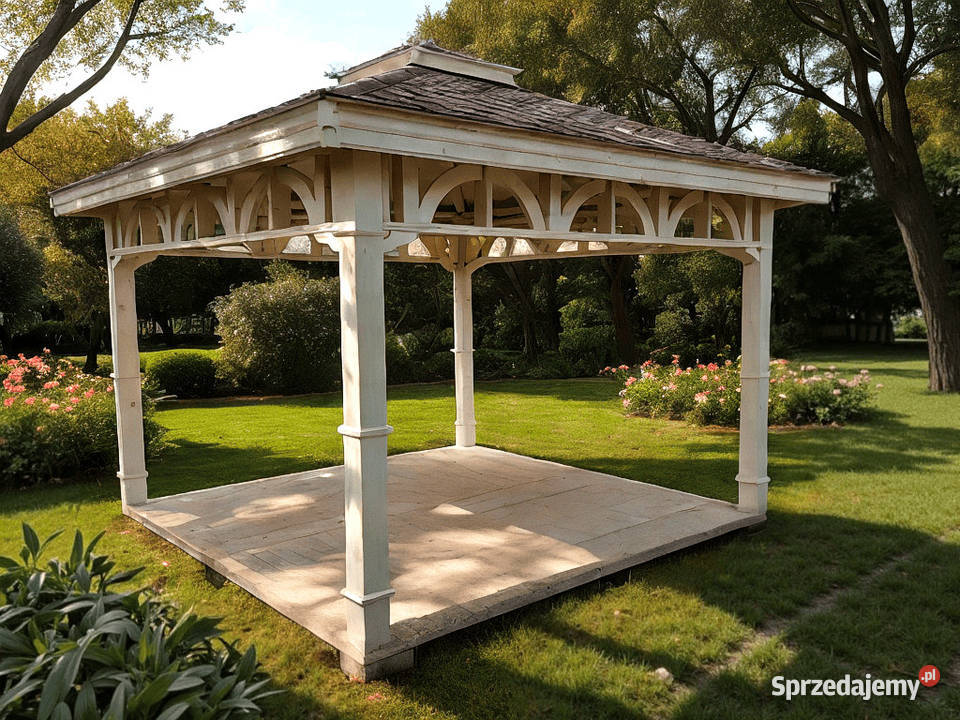 ALTANA 6 DREWNIANA KWADRATOWA 3x3 OGRODOWA Altany i wiaty Parzymiechy