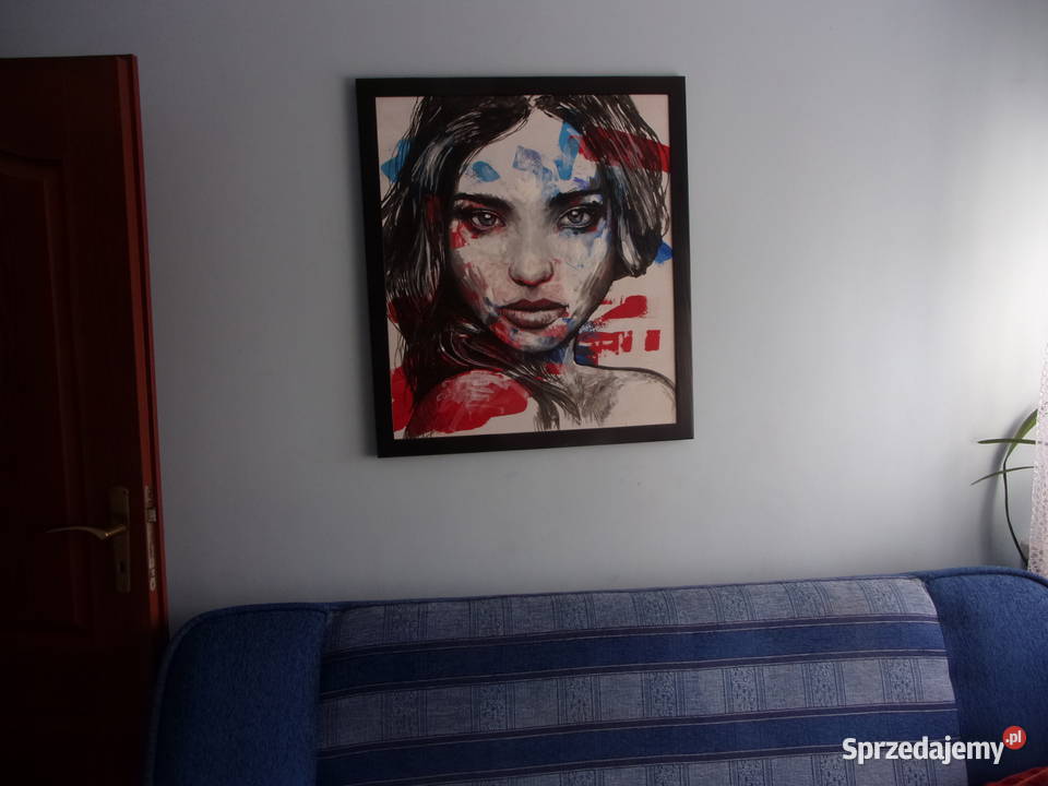 Twarz Kobiety autorstwa WZwolinskiego wym 70x80 Antyki, Sztuka, Kolekcje Warszawa