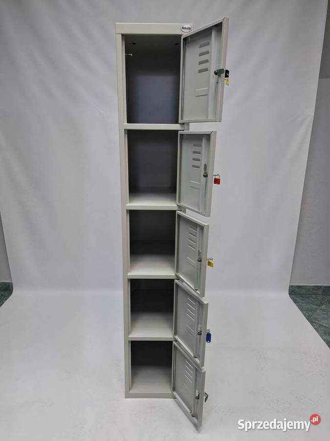 Szafa metalowa socjalna 5 skrytkowa Litpol duża Poznań