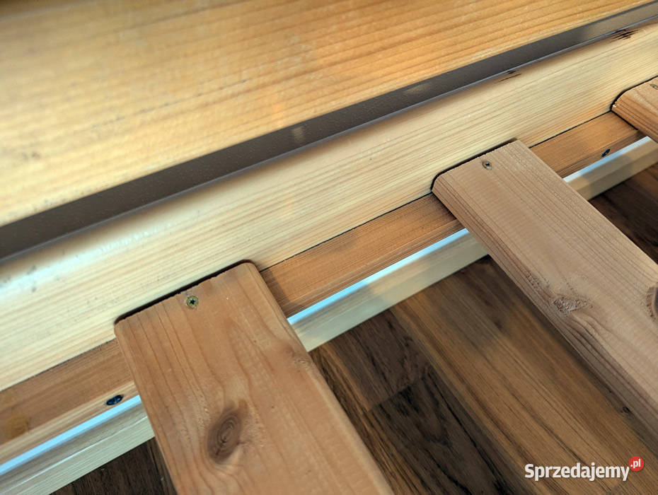 Łóżeczko łóżko dziecięce drewniane dł 196cmx60 Nieporęt