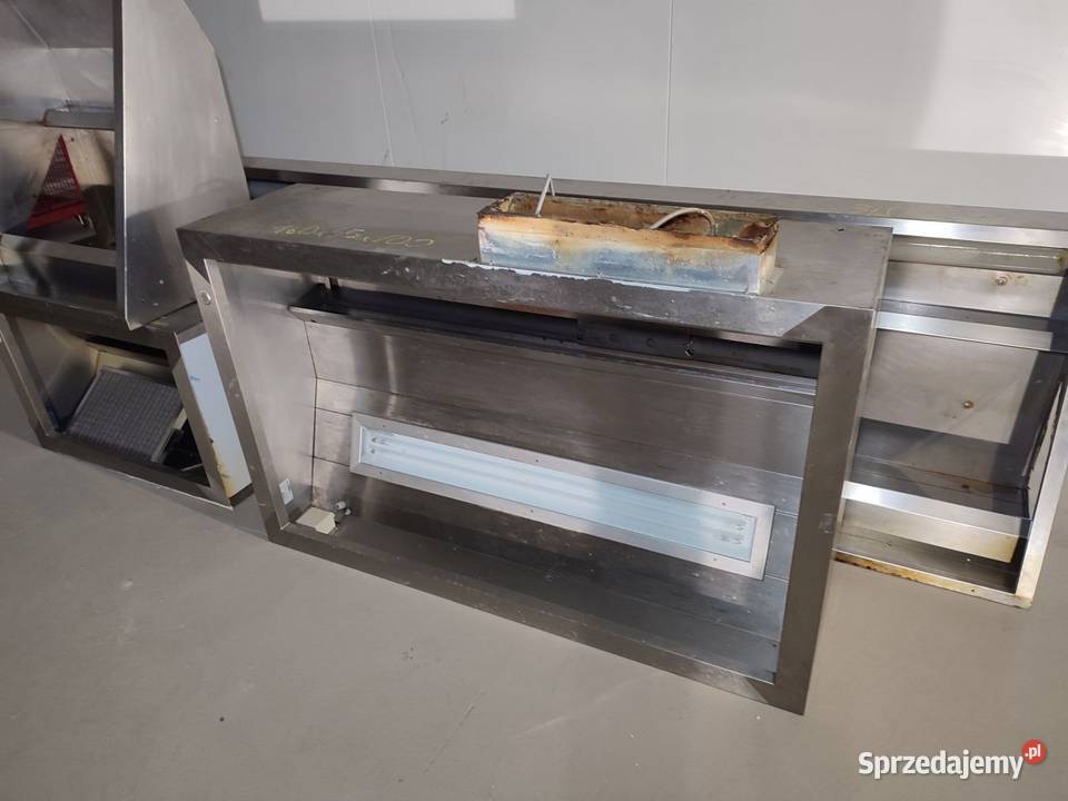 Okapy gastronomiczne kuchenne ze stali sprzedam