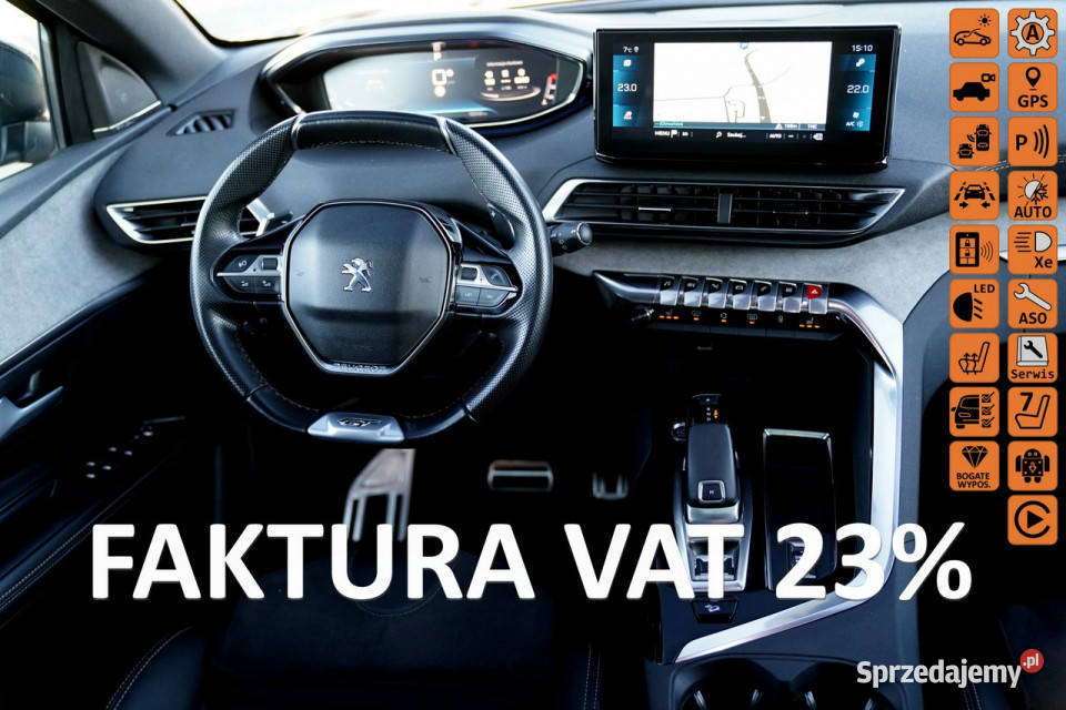 Peugeot 5008 GT kamery Skora adc Nawi blis FUL czujnik zmierzchu