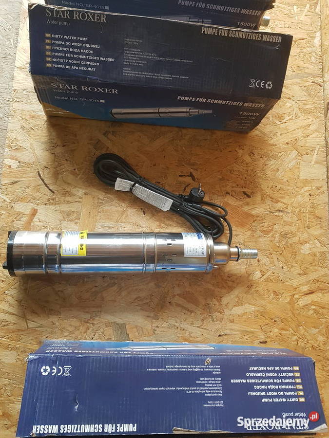 Pompa Do Wody Głębinowa Śrubowa 1500W Pływak Głogowa