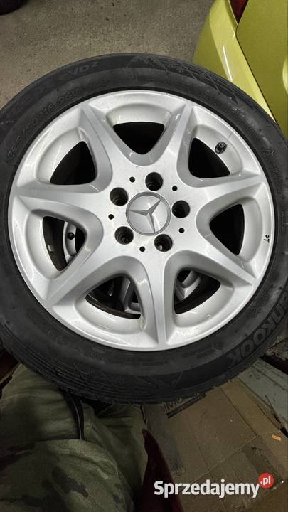 Opony zimowe 225 55 R16 oryginalne alufelgi Motoryzacja Wąbrzeźno