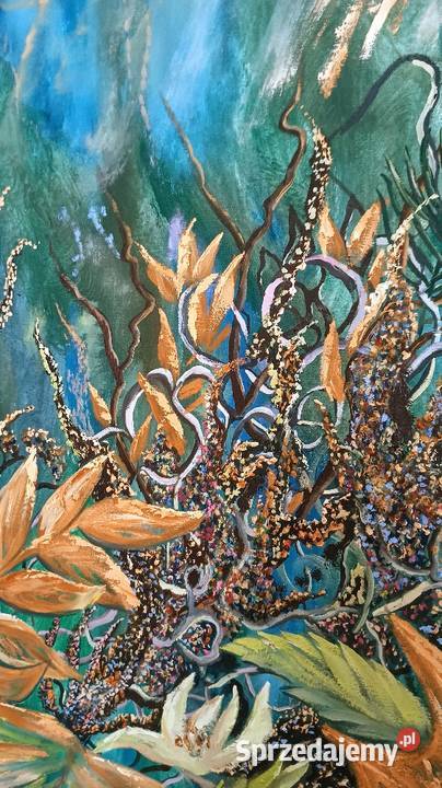 Obraz olejny 100x100 mazowieckie Warszawa sprzedam