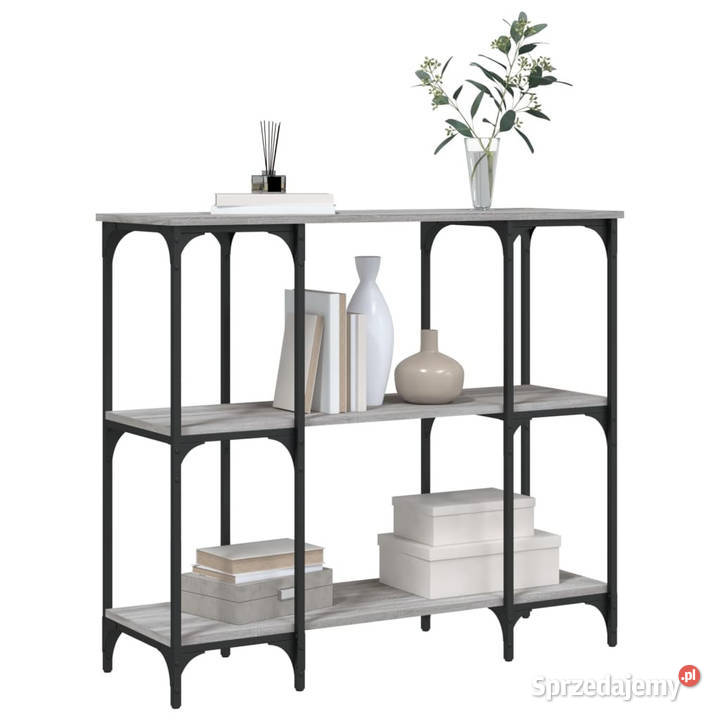 Stolik konsolowy szary dąb sonoma 102x35x90 Stoły Warszawa