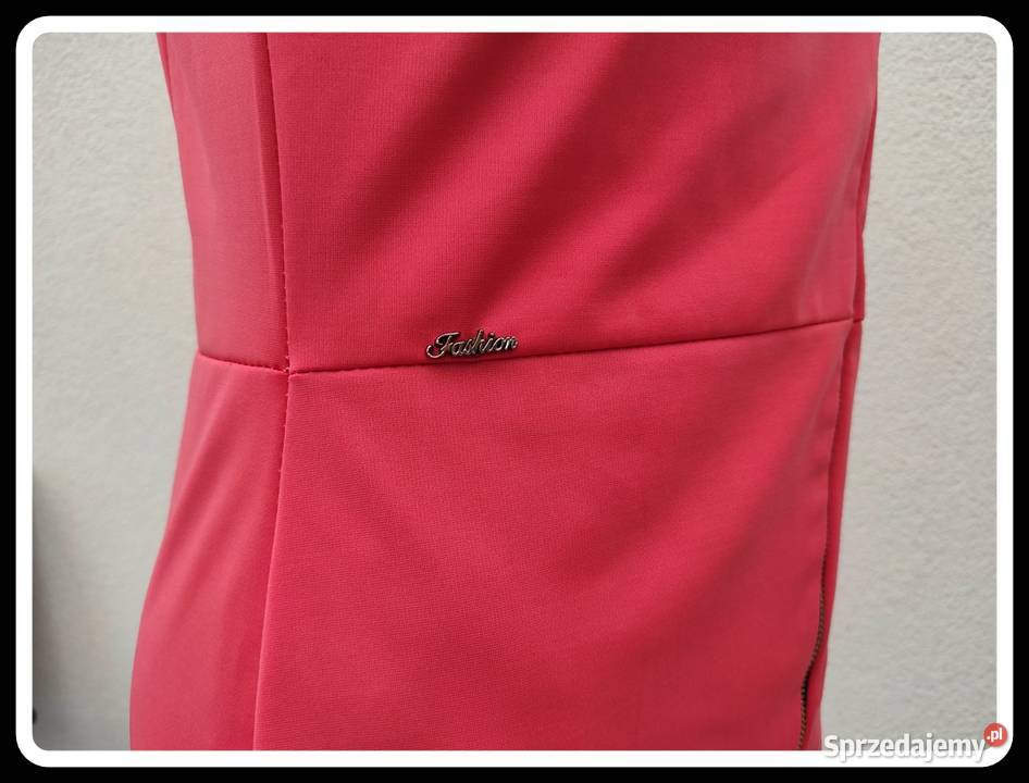 Sukienka koralowa rozpinana na całej długości 38 Płock